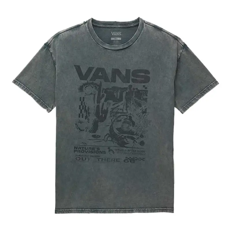 Vans Drop Shoulder Sleeve T Shirt Women's Gray