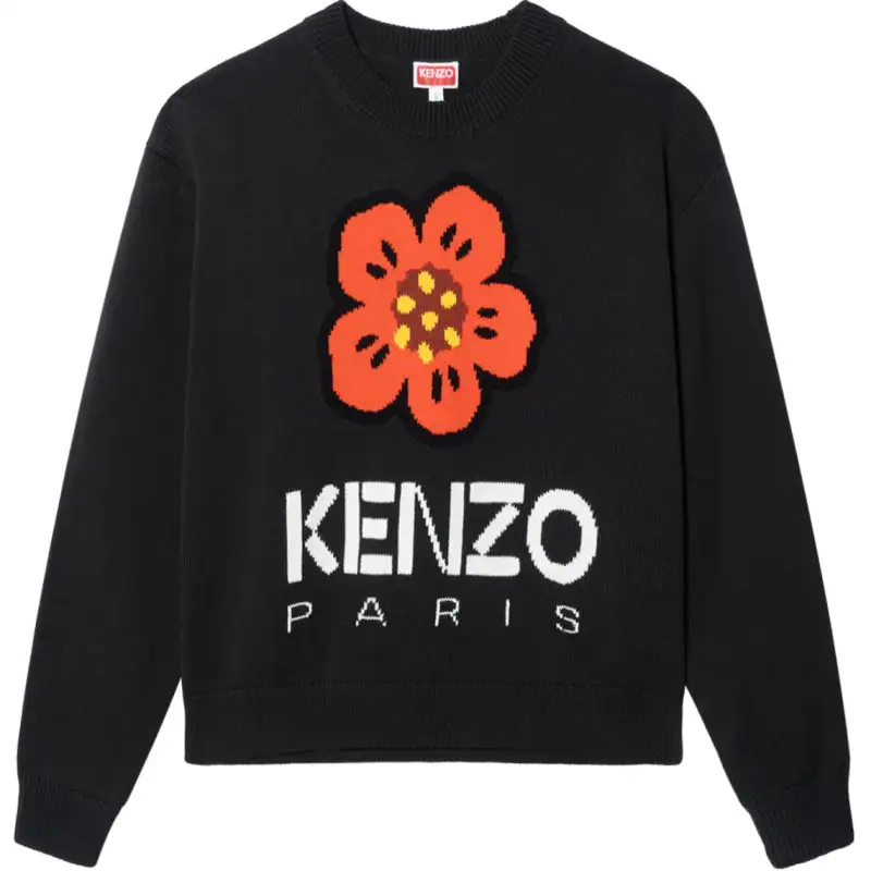 KENZO Boke Flower-intarsia Knit Jumper