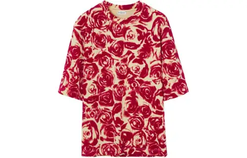 Burberry T Shirt Women's Mailbox Red