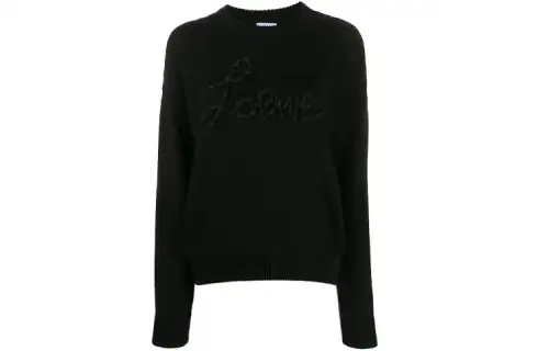 LOEWE SS21 Loose Fit Sweater Women's Black