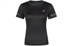 ASICS T Shirts Women's Black Crew Neck Thin Other
