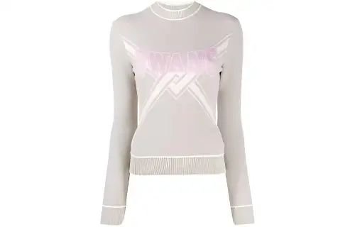 OFF WHITE Swans Knitted Sweater