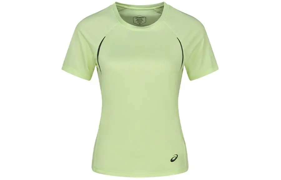 ASICS Raglan Sleeve T Shirt Women's Yellow Green
