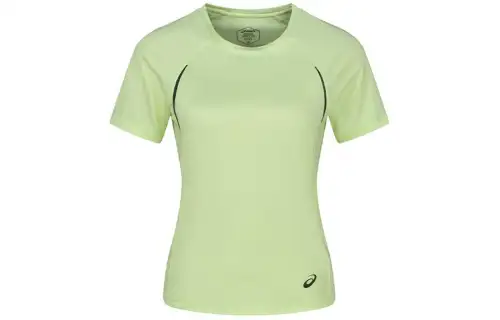 ASICS Raglan Sleeve T Shirt Women's Yellow Green