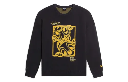 Li Ning x Disney Sports Fashion Collection Sweater Women's Deep Ochre Black