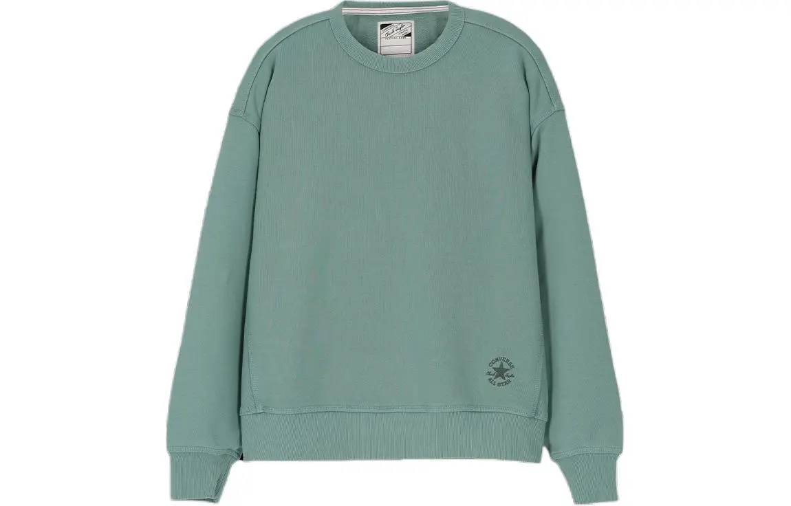 Converse T-Shirts Women's Green Crew Neck Moderate Other
