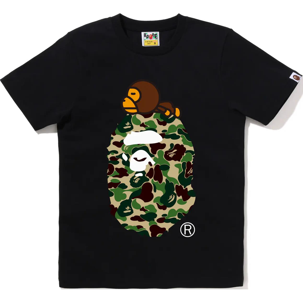 Женская футболка A BATHING APE (камуфляжная) — фото 6