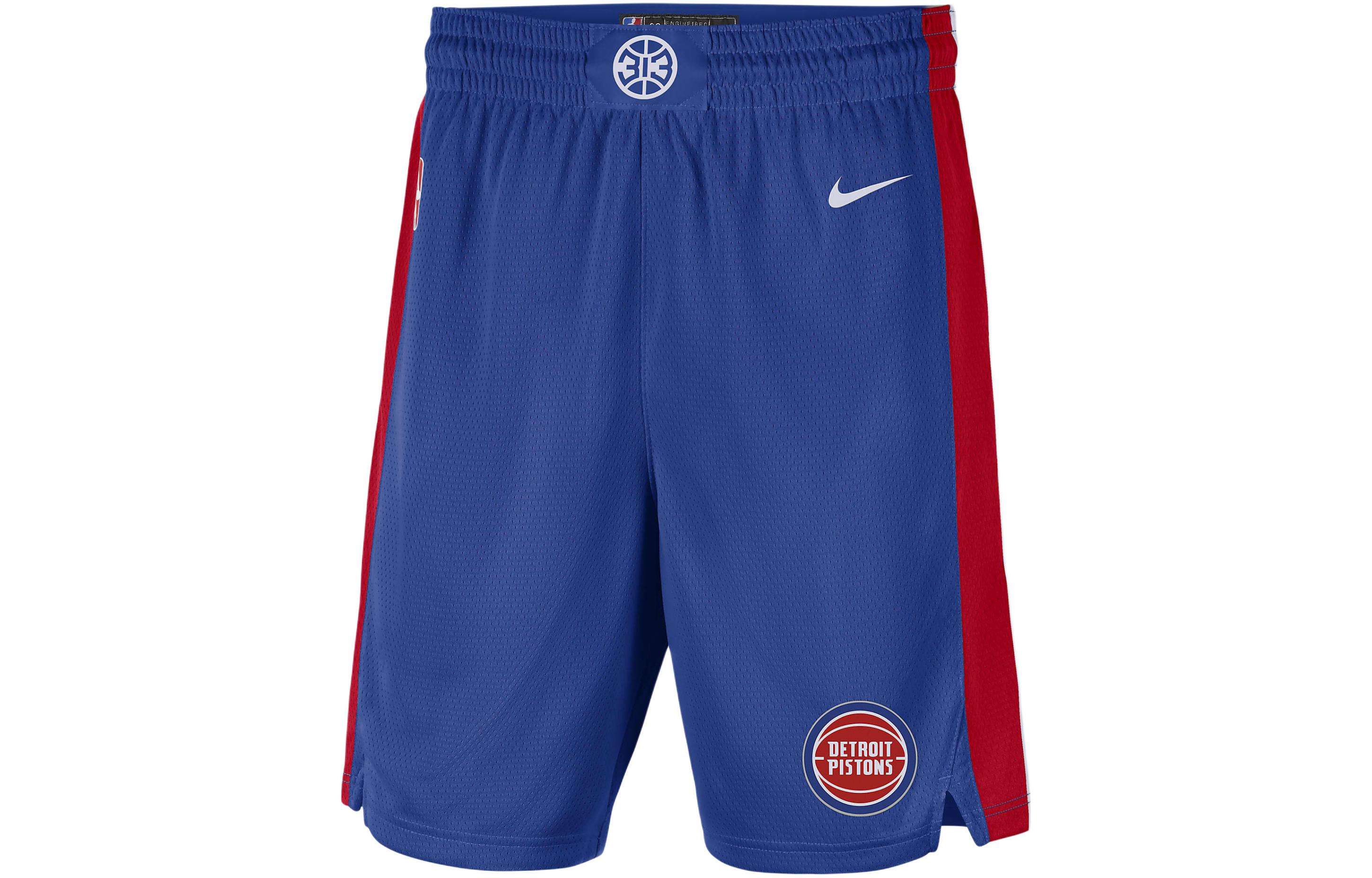 Nike Detroit Pistons Icon Edition Basketball Shorts Men’s Blue