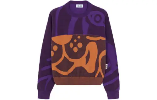KENZO Sweater Women's Eggplant Purple