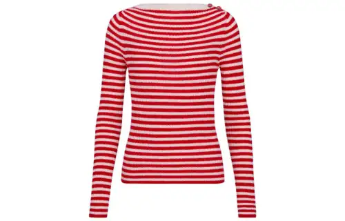 DIOR Quarterly New Products Cashmere Sweaters Women's Red Crew Neck Moderate