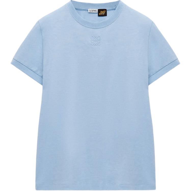 LOEWE Paula's Ibiza SS25 Regular T Shirt Women's Sky Blue