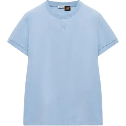 LOEWE Paula's Ibiza SS25 Regular T Shirt Women's Sky Blue