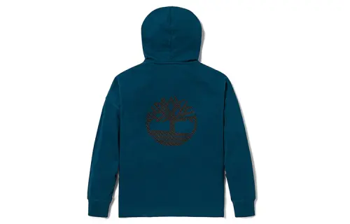 Timberland Sweatshirts Women's Blue Hooded Moderate Regular