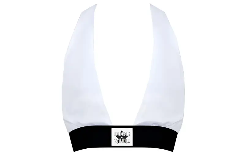 DIOR Quarterly New Products Camisoles Women's White Moderate Halter Neck
