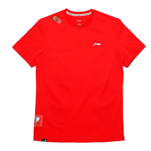 Li Ning Badminton Jersey Men's Red