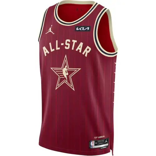 Jordan BRAND2024 NBA All Star Swingman Basketball Jersey Unisex Dark Red