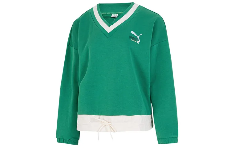 PUMA Sweatshirt Women's Amazon Green