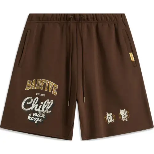 Li Ning Basketball Collection Casual Shorts Men's Earth Umber