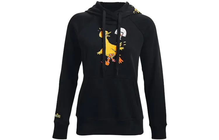 Under Armour Under Armour Curry Big Bird Thickened And Fleece Lined Thermal Cartoon Pattern Sports Hooded Pullover