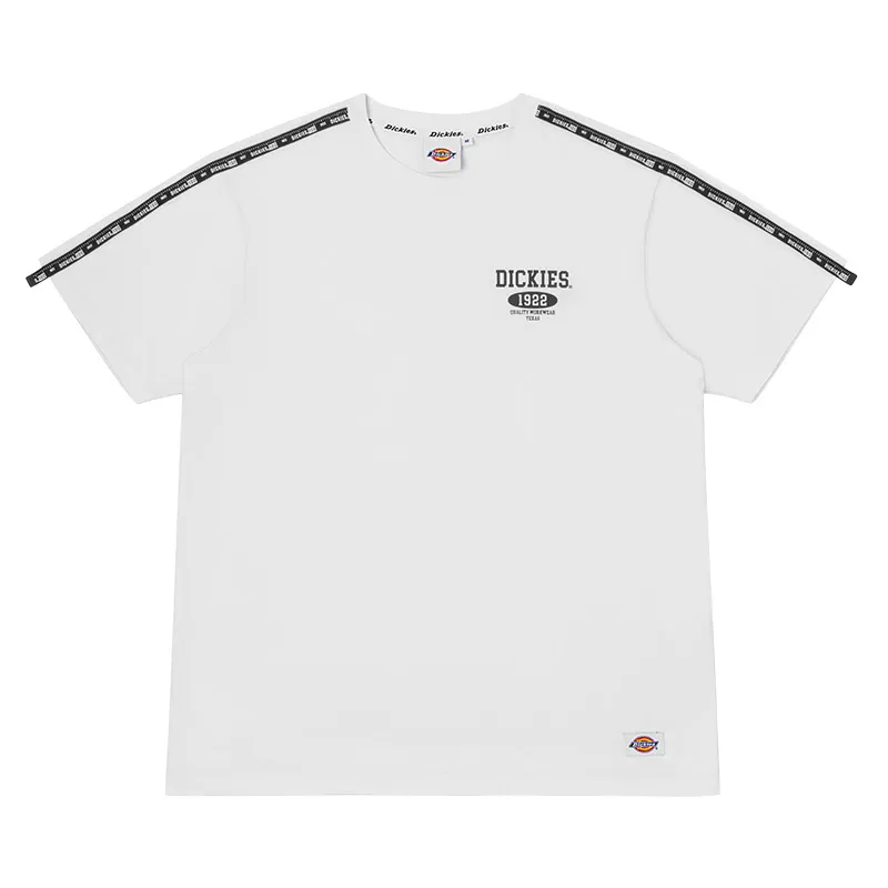 Dickies T-Shirts Women's White Crew Neck Moderate Straight Fit