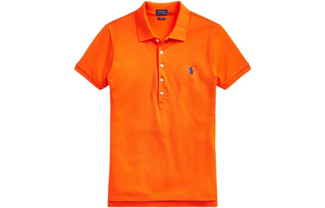 Polo Ralph Lauren Polo Shirt Slim Fit Women's Orange