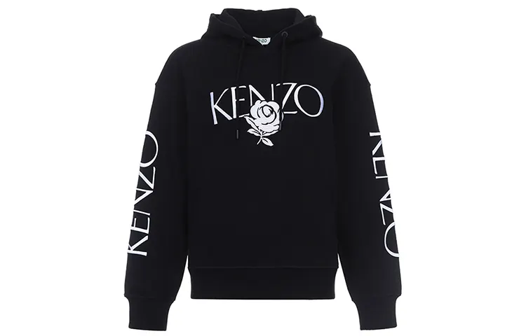 Kenzo Rose-embroidered hoodie