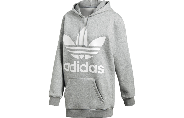 Женское худи adidas originals Clover Sweatshirt (серое) — фото 1