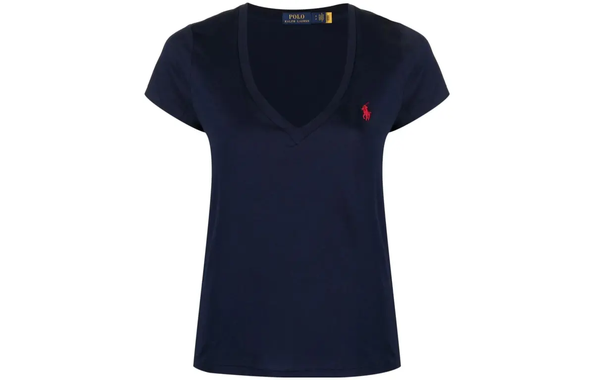 Polo Ralph Lauren SS23 T Shirt Women's Marine Blue Standard