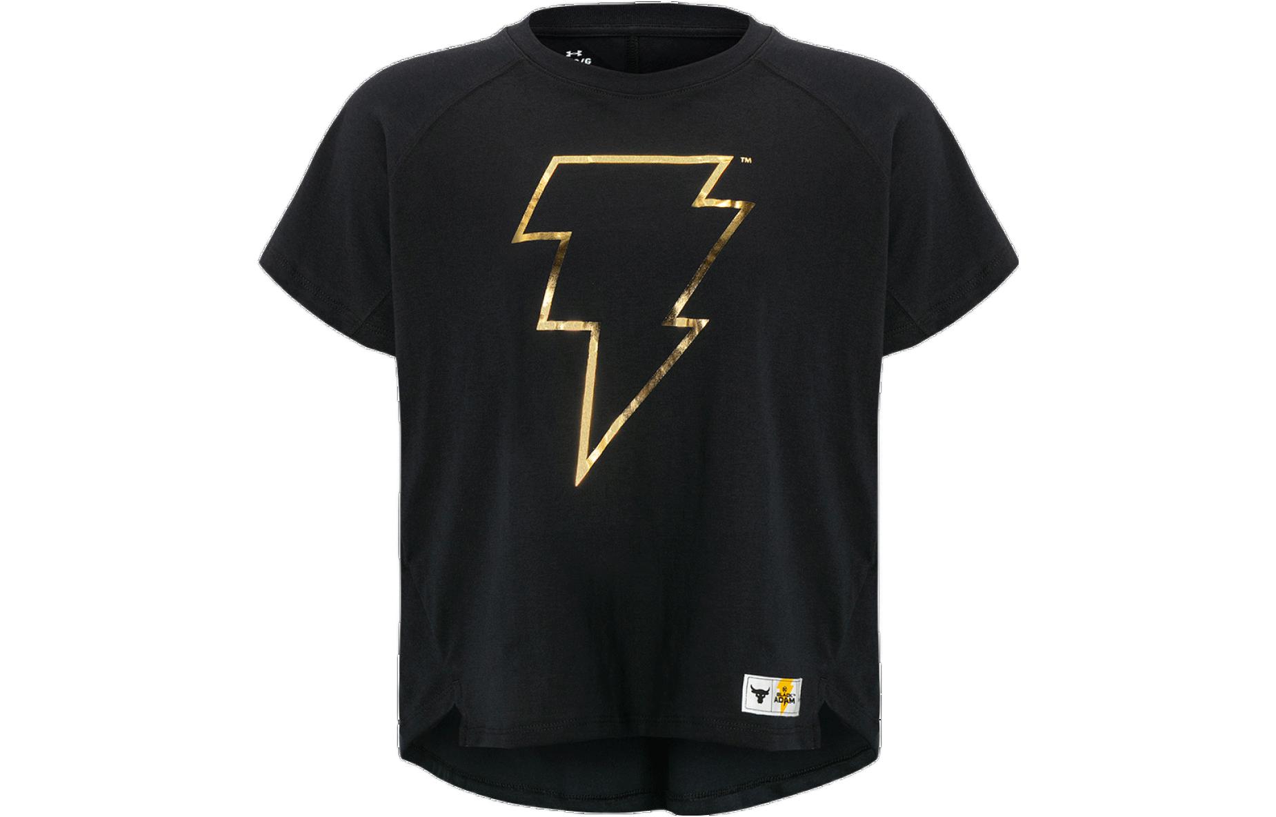 Женская футболка Under Armour Black Adam (черная)