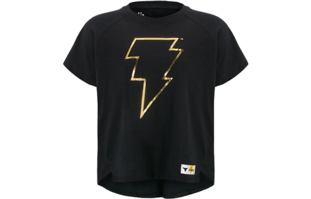 Under Armour Project Rock Raglan Sleeve T Shirt Women's Black