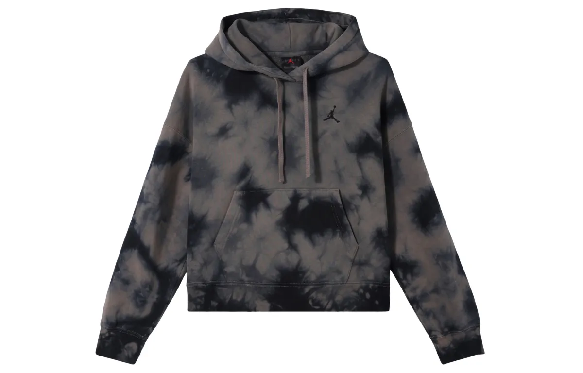 Jordan Sweatshirts Women's Olive Gray Hooded Moderate Straight Fit