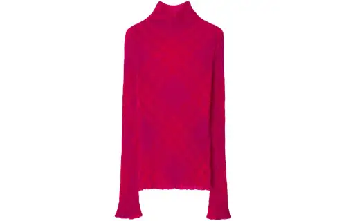 Burberry plaid-check rib-knit jumper