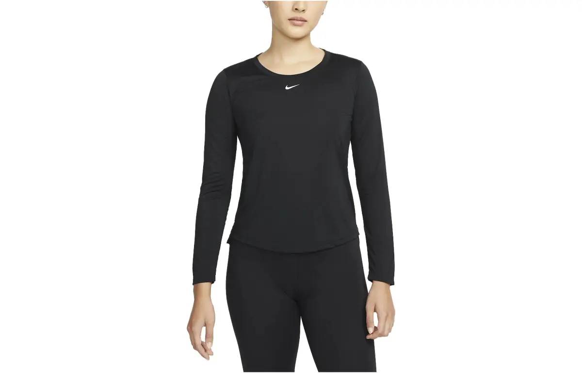 Nike Drop Shoulder Sleeve T Shirt Women's Black