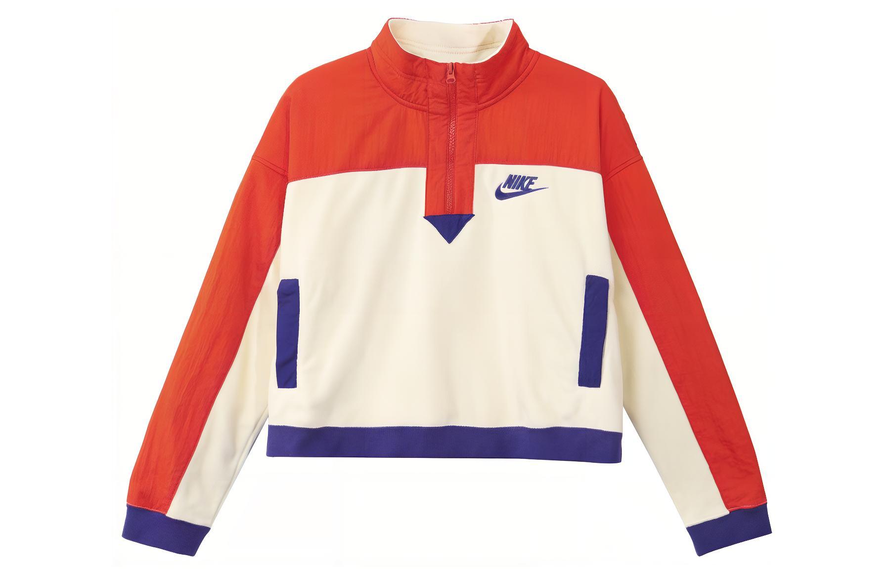 Женское худи Nike (красно-желтое)