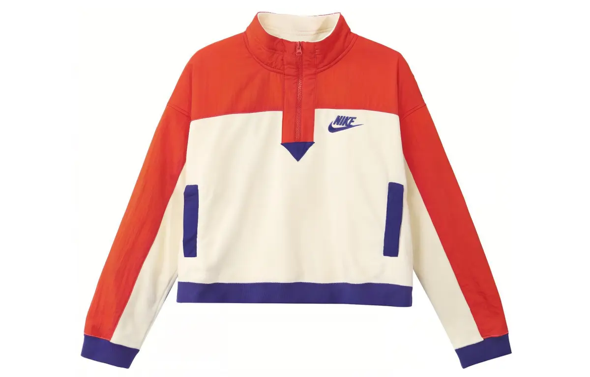 Nike Sweatshirt Women's Red Yellow Multicolor