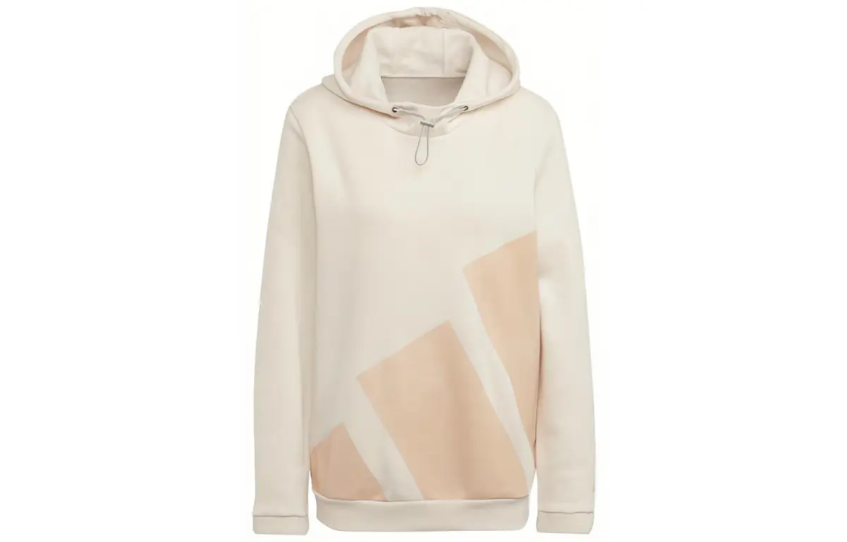 Adidas Sweatshirts Women's Ecru Hooded Moderate Regular