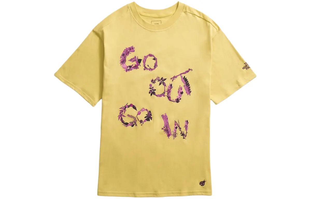 THE NORTH FACE Drop Shoulder Sleeve T Shirt Women's Yellow