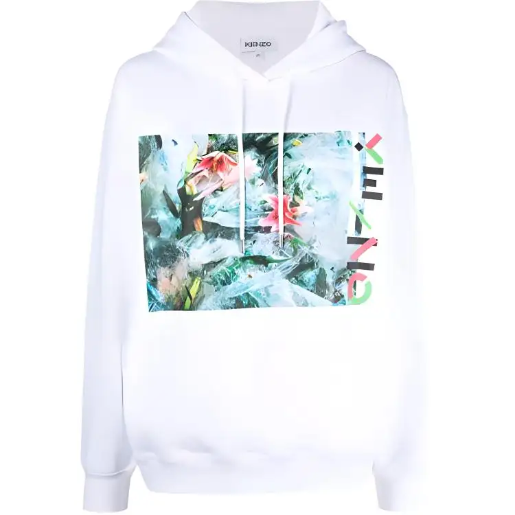 【Previous Season】abstract-pattern print hoodie
