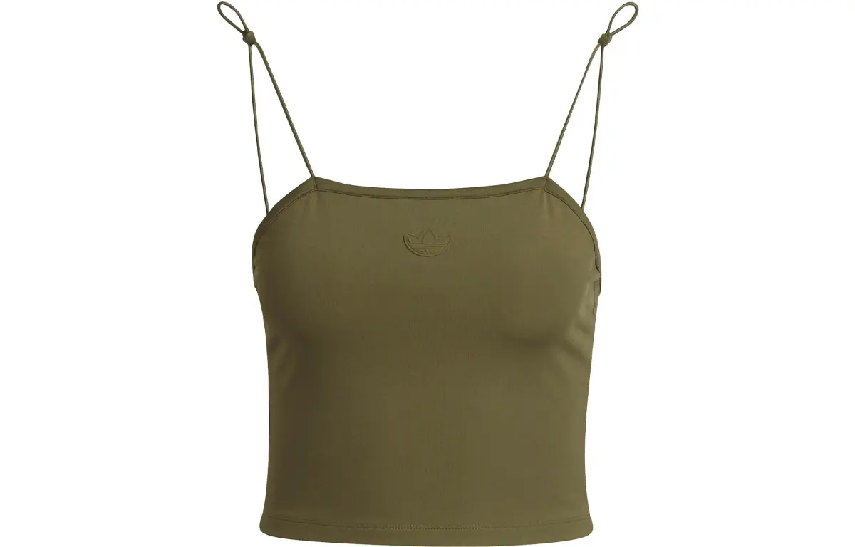 Adidas Originals Camisoles Women's Army Green Straight Fit