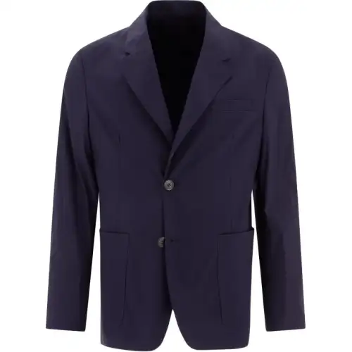 PRADA Business Suits Men's Blue Moderate Business Suit