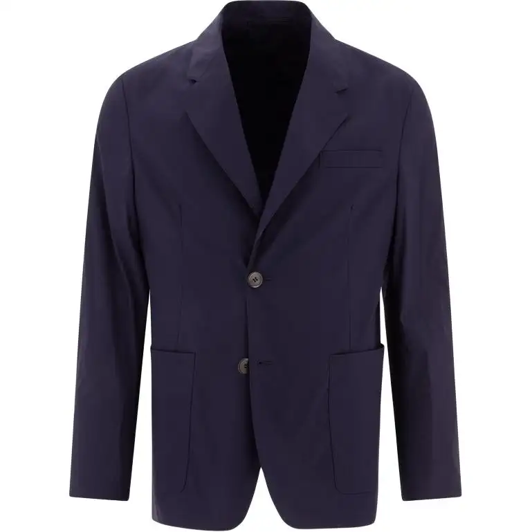 PRADA Business Suits Men's Blue Moderate Business Suit