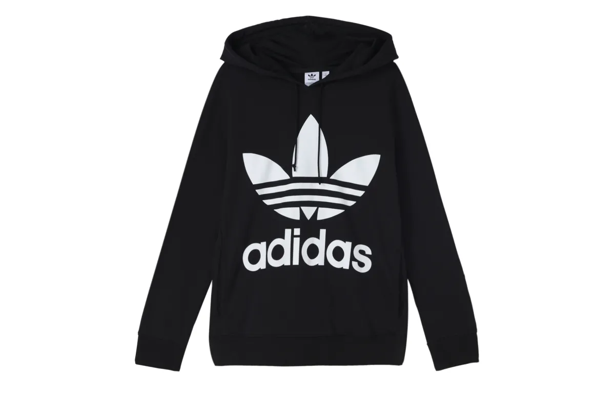 Adidas Originals Trefoil regular-fit hoodie