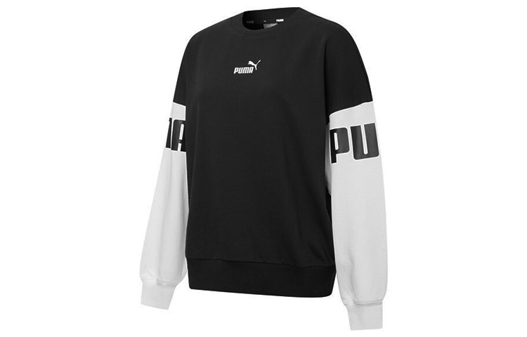 Женское худи PUMA Logo (черно-белое)