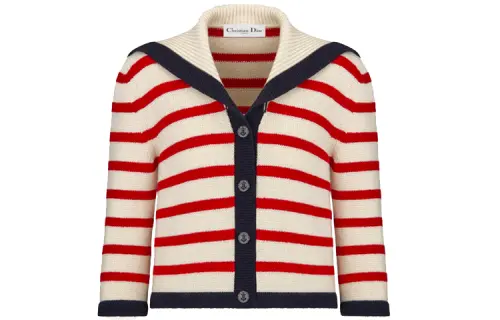 DIOR Quarterly New Products Cashmere Sweaters Women's Lapel Moderate