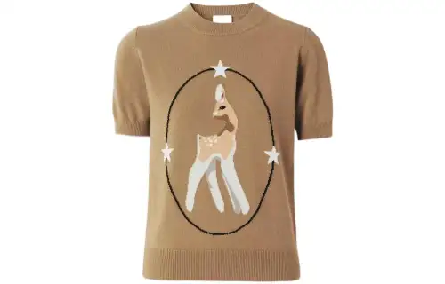 Burberry Loose Fit Sweater Women's Camel