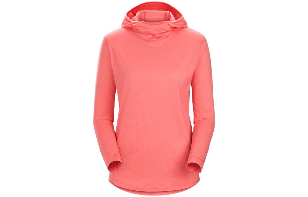 Женская футболка Arcteryx Lana Merino Wool Hoody (розовая)