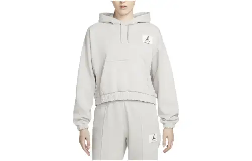 Jordan Sweatshirts Women's Light Gray Hooded Moderate Other