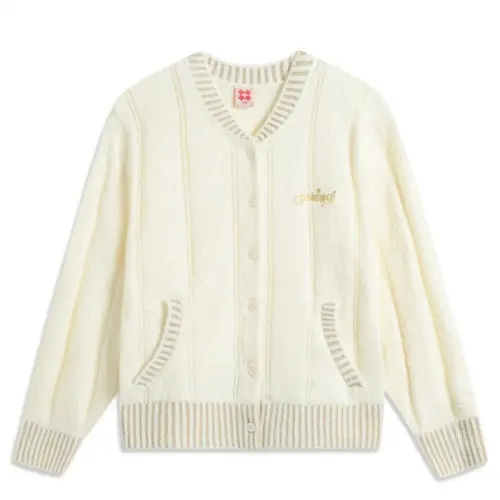 Li Ning Rijin Doujin Collection Sweater Women's Ecru