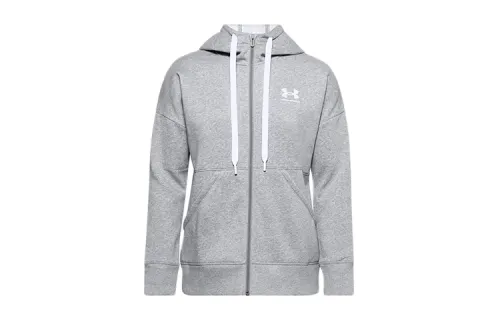 Under Armour Rival Sweatshirts Women's Gray Hooded Moderate Regular