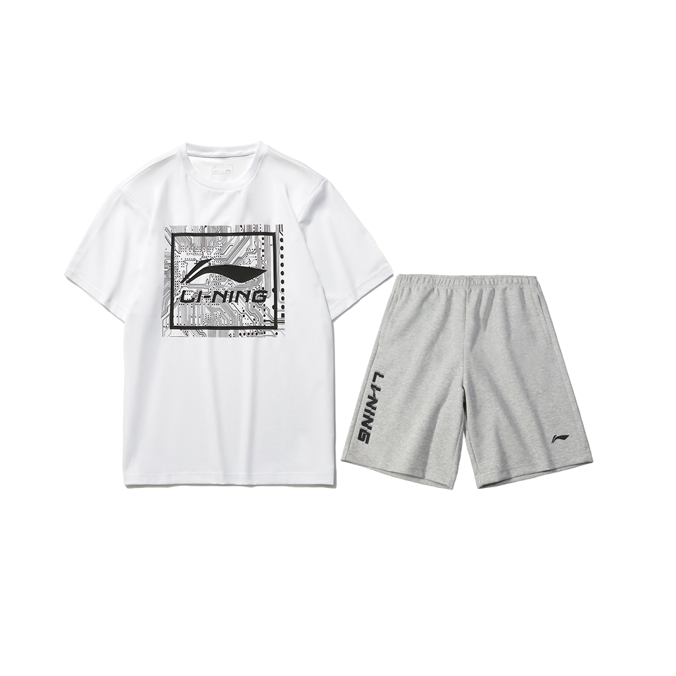 Li Ning Casual Sportswear Men's Two Piece Set